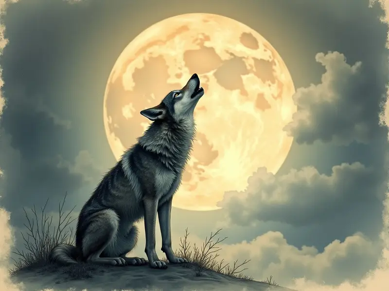 Illustration du rêve : loup-garou