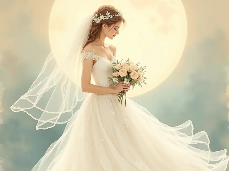 Illustration du rêve : mariée