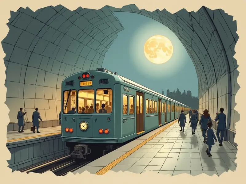 Illustration du rêve : métro