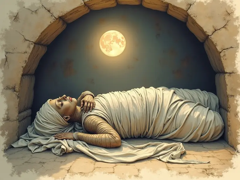 Illustration du rêve : momie