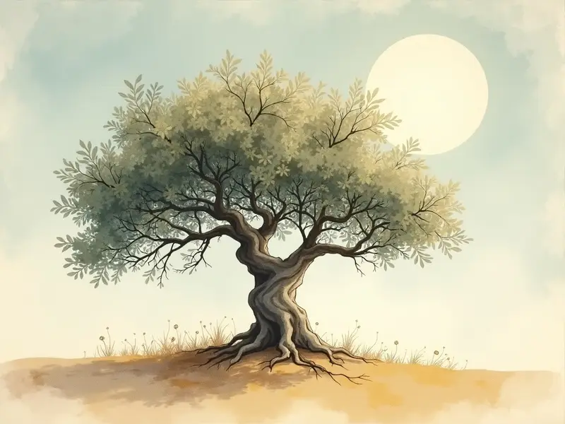 Illustration du rêve : olivier