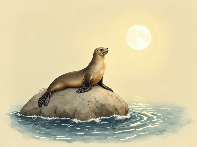 Illustration du rêve : otarie