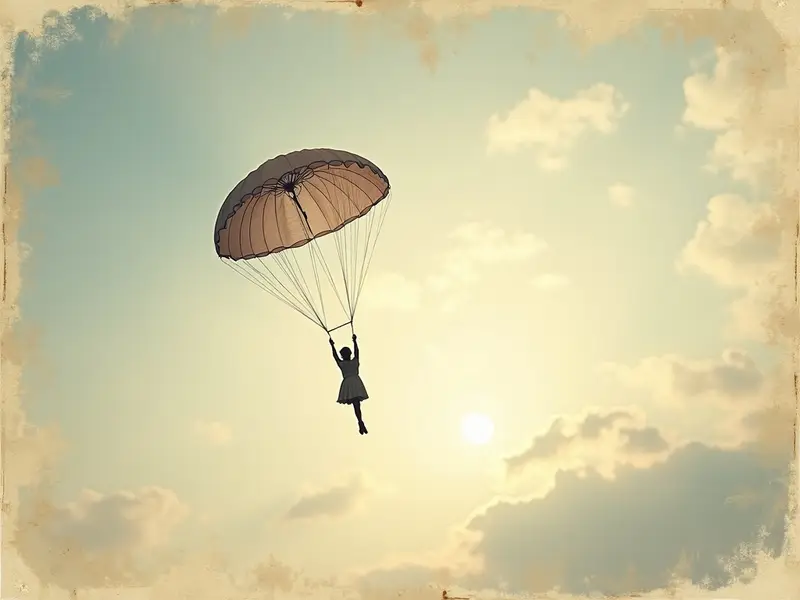 Illustration du rêve : parachute