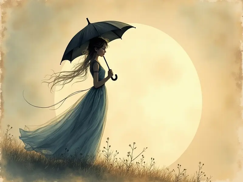 Illustration du rêve : parasol