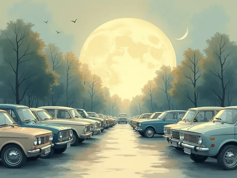 Illustration du rêve : parking