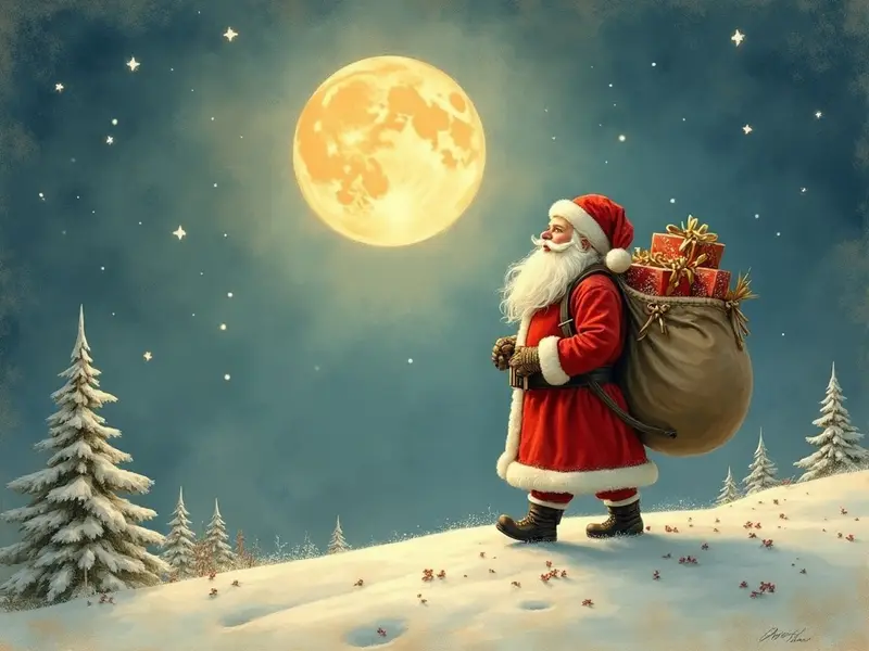 Illustration du rêve : père Noël