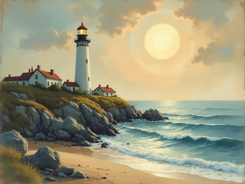 Illustration du rêve : phare