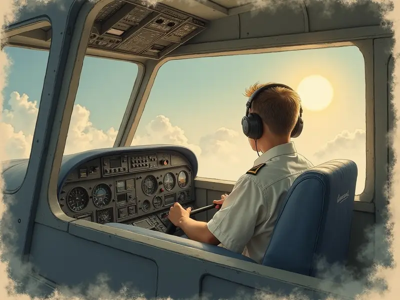 Illustration du rêve : pilote