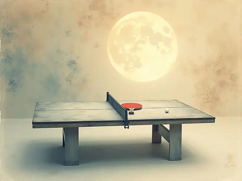 Illustration du rêve : ping-pong