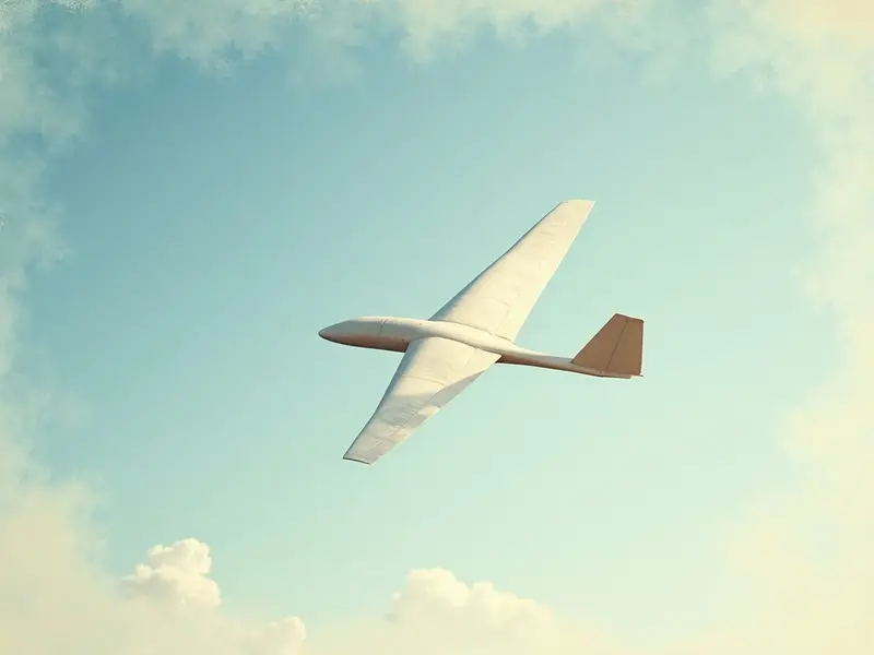Illustration du rêve : planeur