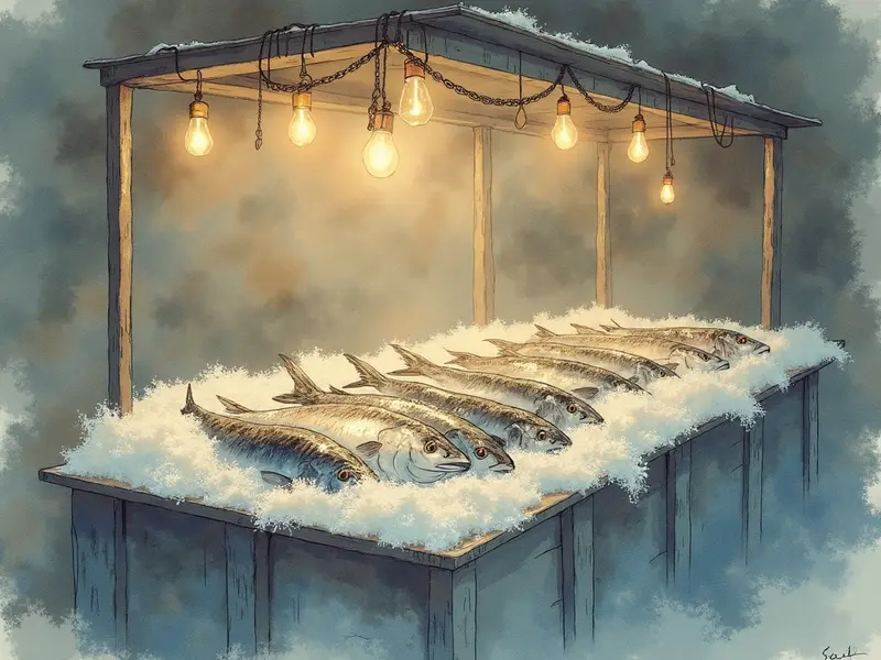 Illustration du rêve : poissonnerie
