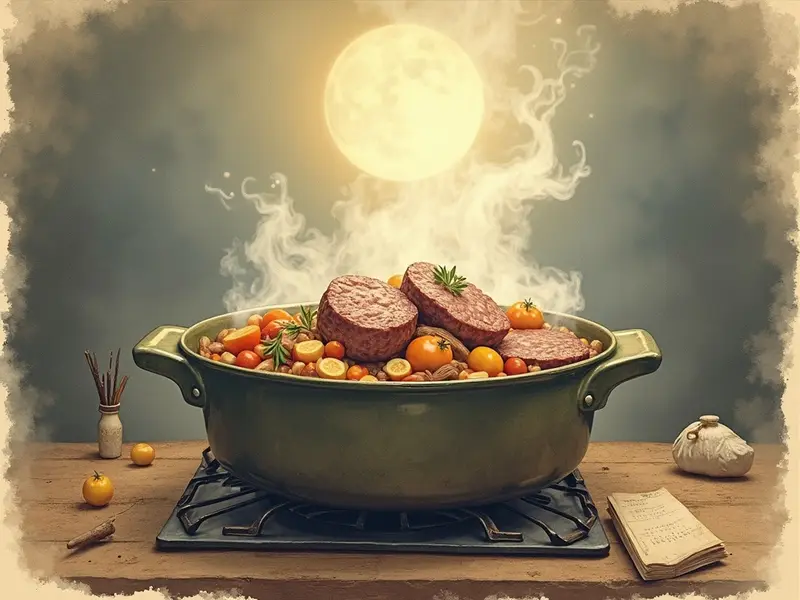 Illustration du rêve : pot-au-feu