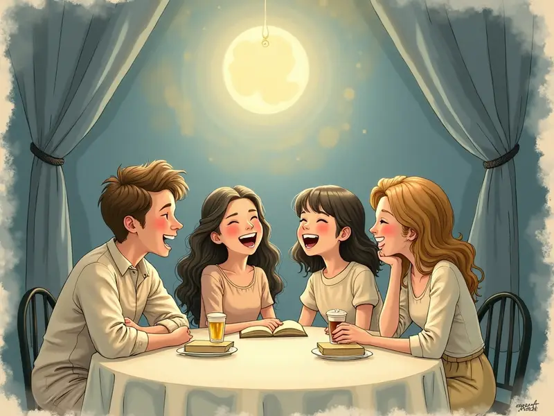 Illustration du rêve : rire