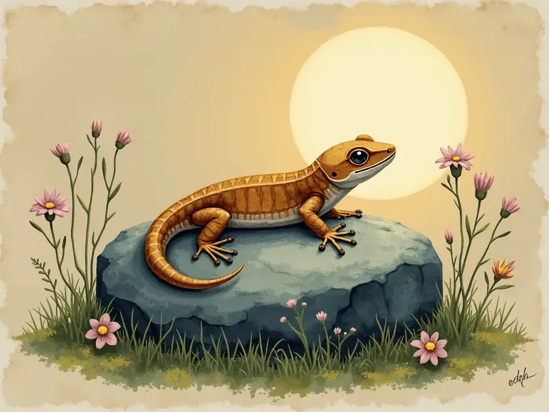 Illustration du rêve : salamandre