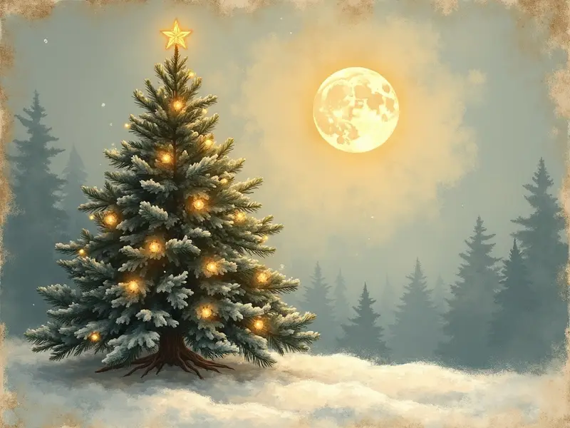 Illustration du rêve : sapin de Noël