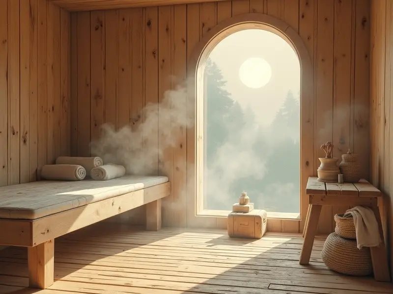Illustration du rêve : sauna