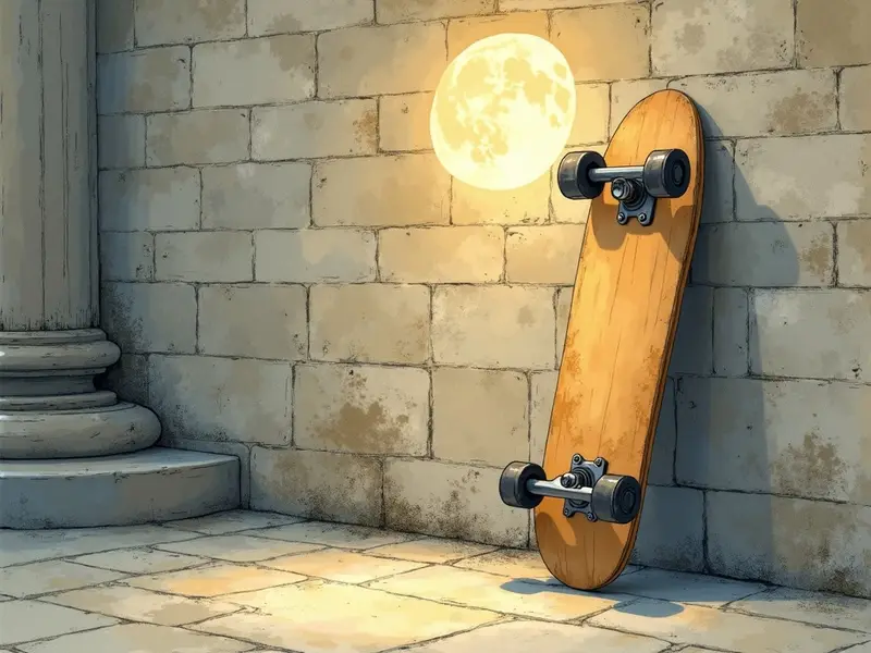 Illustration du rêve : skateboard