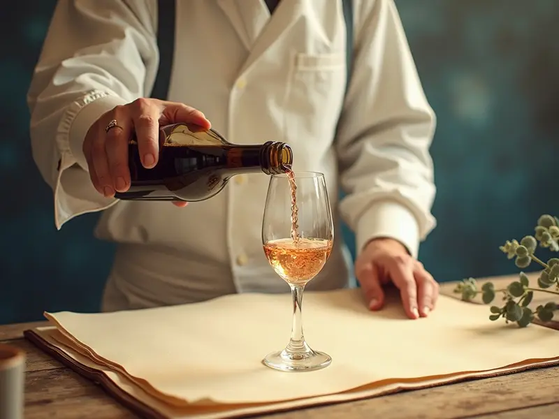 Illustration du rêve : sommelier