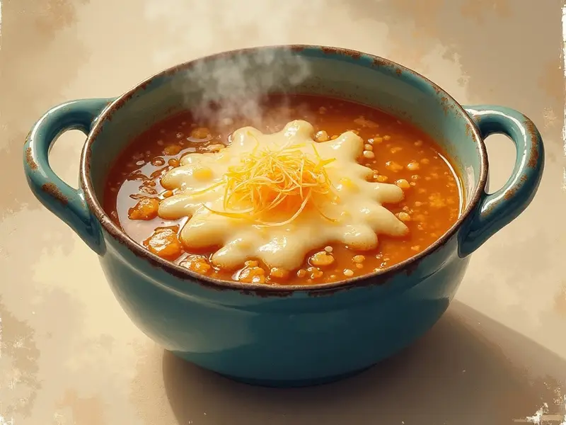 Illustration du rêve : soupe à l'oignon