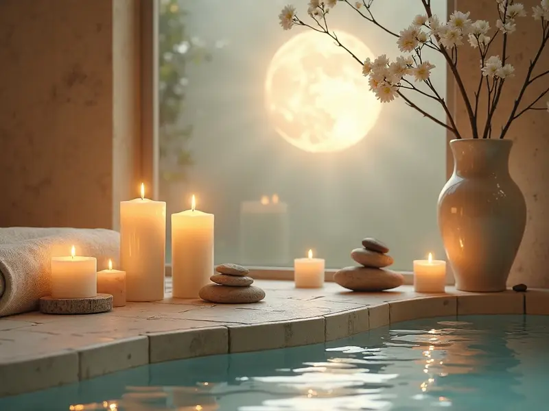 Illustration du rêve : spa