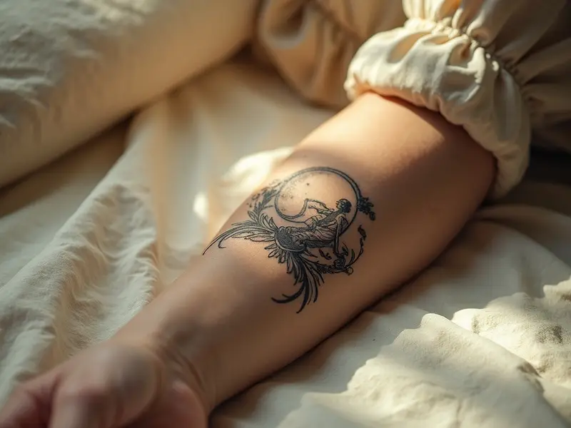 Illustration du rêve : tatouage