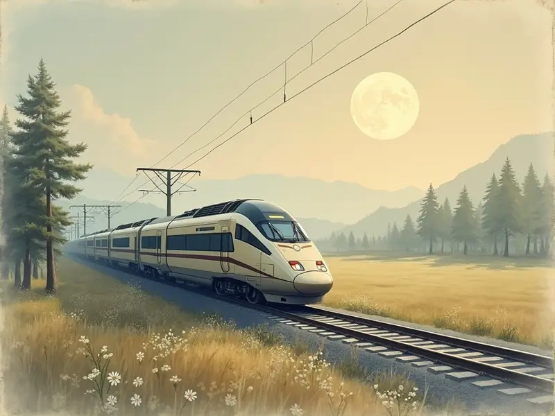 Illustration du rêve : TGV