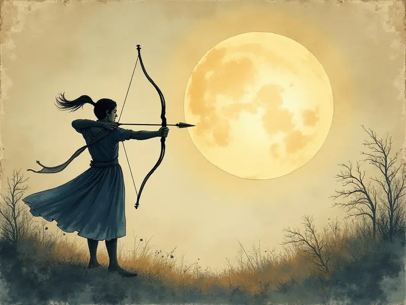 Illustration du rêve : tir à l'arc