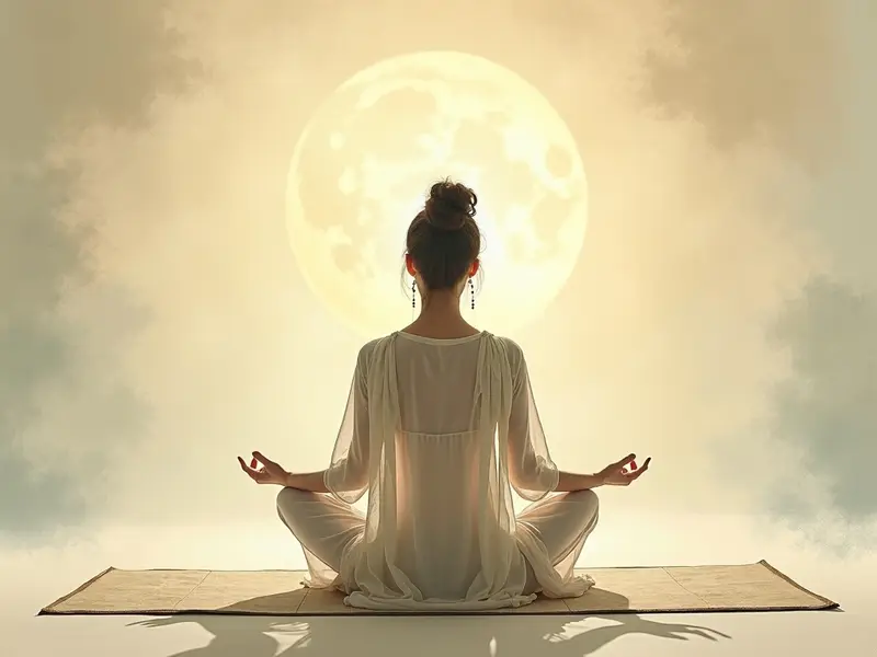 Illustration du rêve : yoga