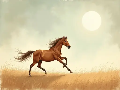 Ilustracja snu: cheval