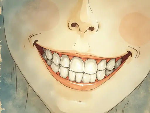 Illustration du rêve : dents
